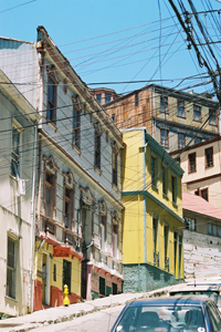 Street view of Valparaíso